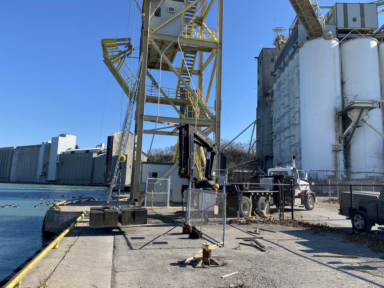 10,000kg Weights for Overhead Crane Certification, a Rental, Photos