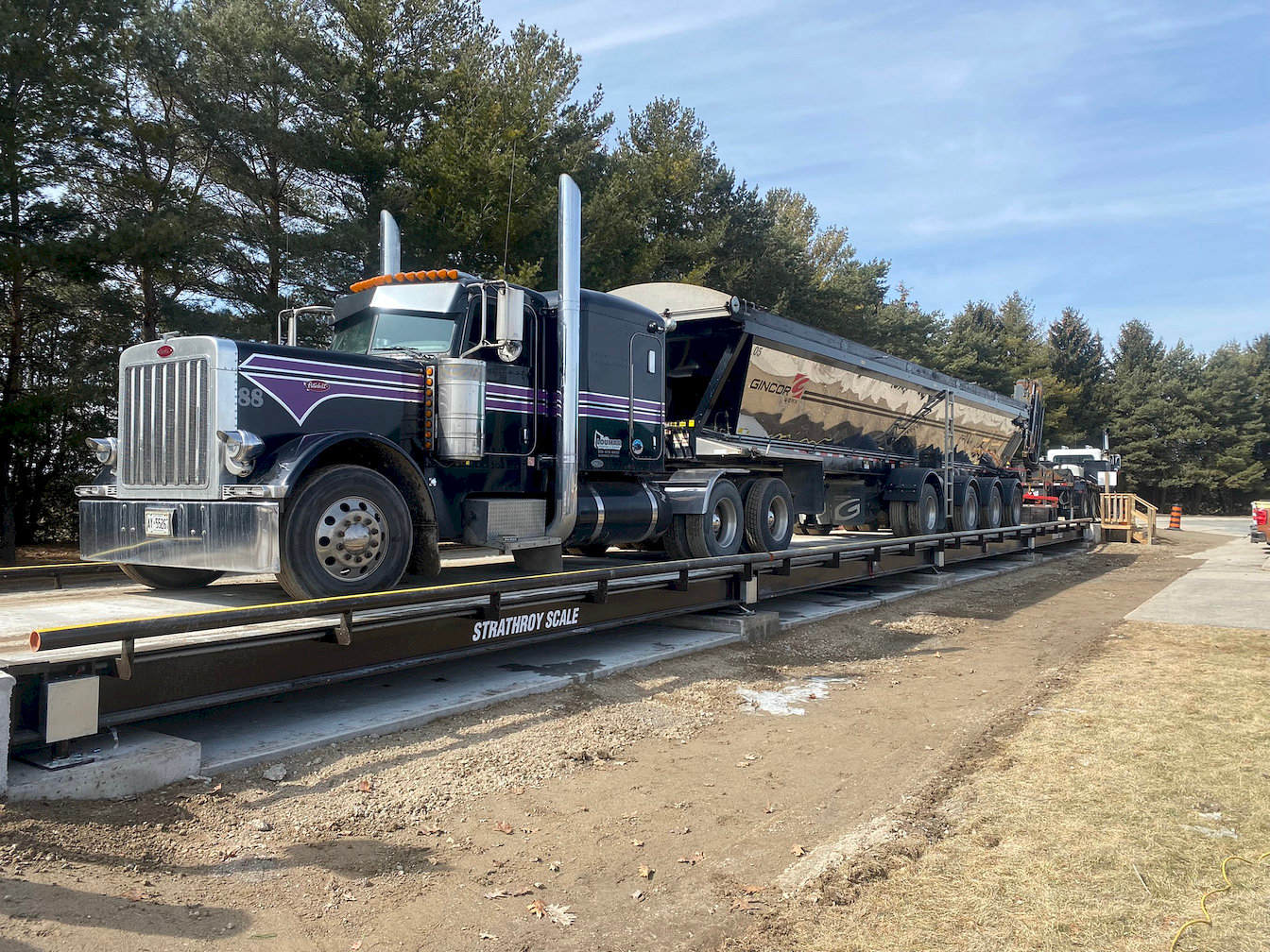 Miller Paving Chatham, Weigh Scale Installation. Project photo.