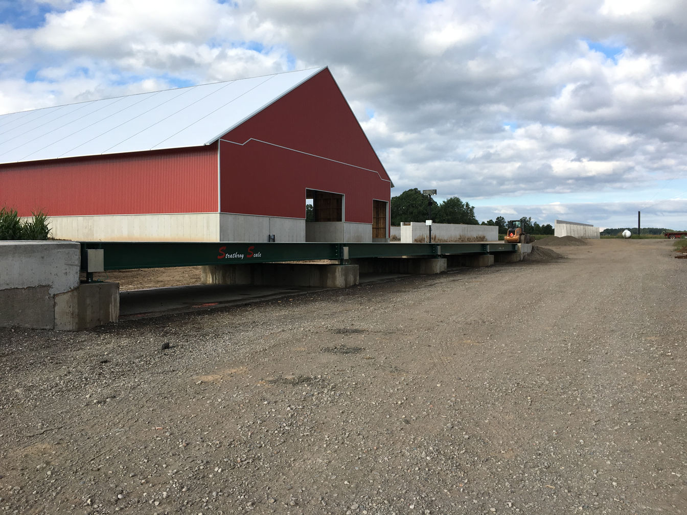 Wicketthorn Farms Weigh Scale Installation in London, Ontario. A project photo.