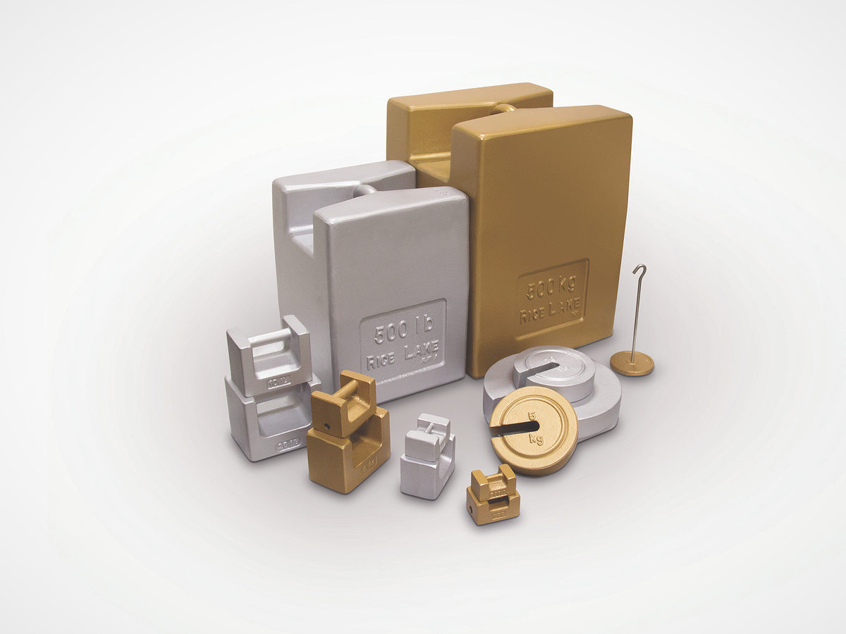 Rice Lake Cast Iron Calibration Weights in Two Colours