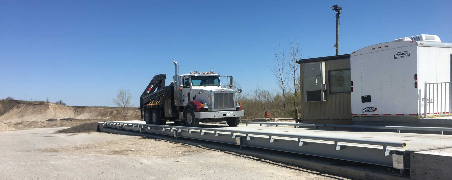Weigh Scale Installation Oxford Sand & Gravel, Woodstock, Ontario.